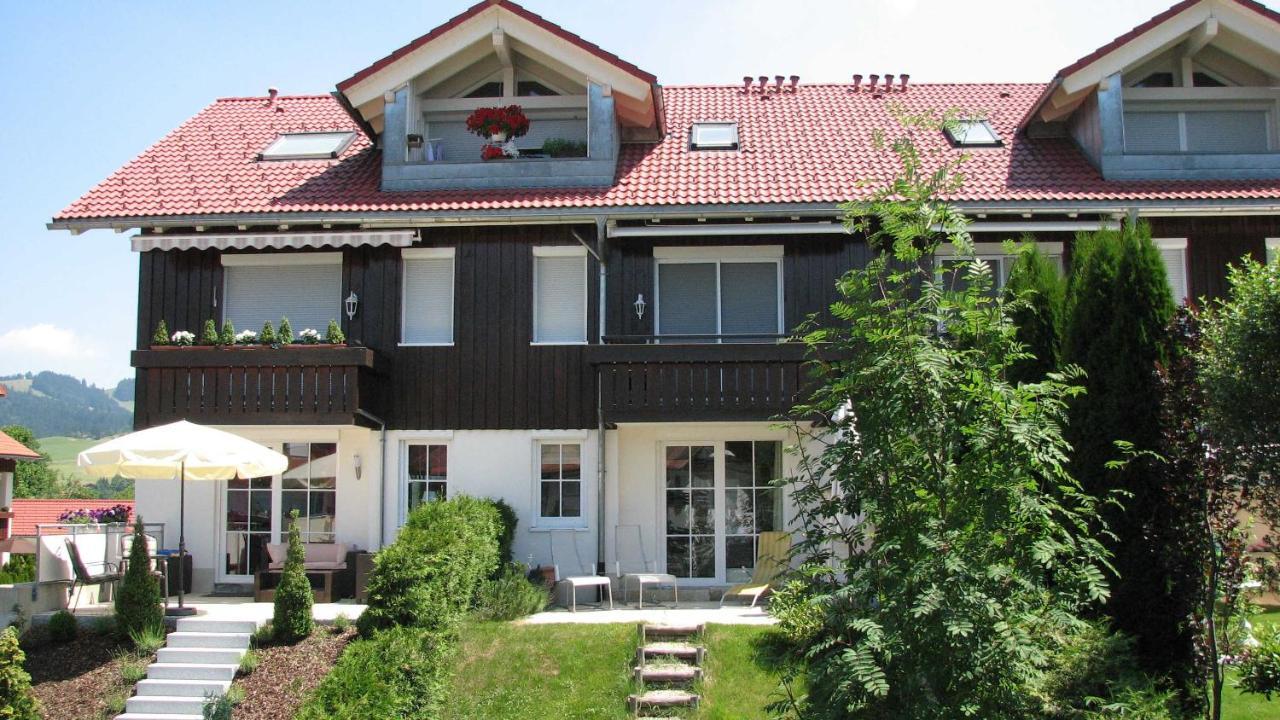 exklusive Fewo Herrmann im Haus Hochgratblick Oberstaufen Exterior foto