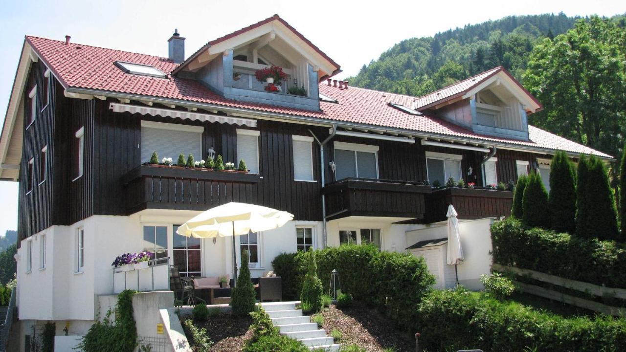 exklusive Fewo Herrmann im Haus Hochgratblick Oberstaufen Exterior foto