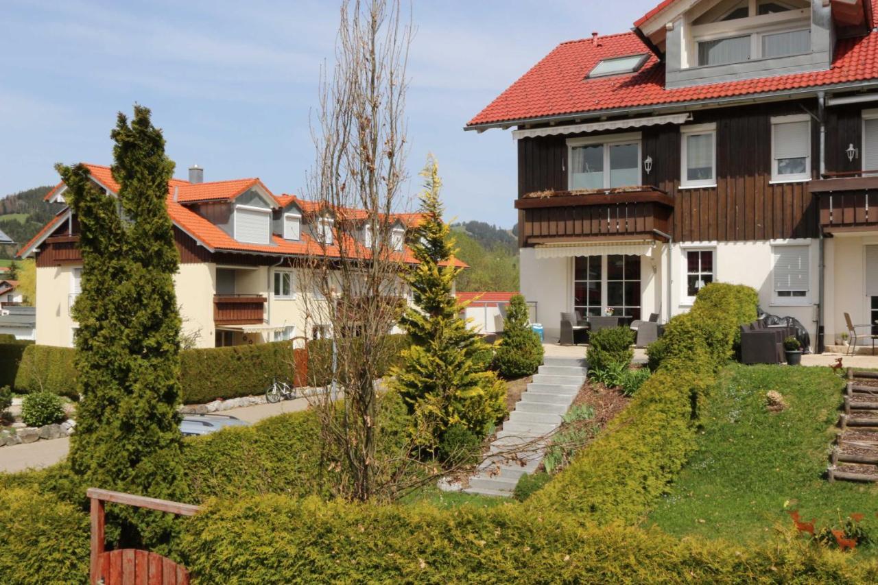 exklusive Fewo Herrmann im Haus Hochgratblick Oberstaufen Exterior foto